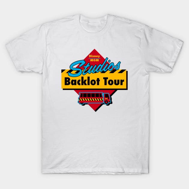 Studio's Backlot Tour T-Shirt by GrizzlyPeakApparel